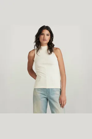 G-Star Top Open Back Mock Slim - - Mujer