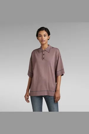 G-Star Polo Oversized Knitted - - Mujer