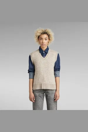 G-Star Chaleco Knitted Slipover Structure Loose - - Mujer