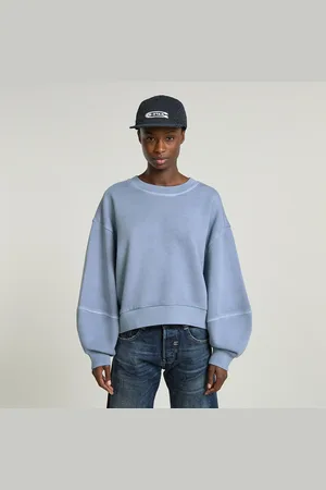 G-Star Sudadera Overdyed Big Sleeve Oversized - - Mujer