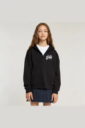 G-Star Sudadera con Capucha Zipp Brushed para Niñas - - niña