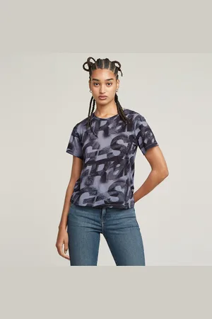 G-Star Top Sprayed Letters - - Mujer
