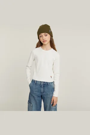 G-Star Top Slim Crop para Niñas - - niña