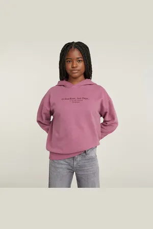 G-Star Sudadera con Capucha Brushed para Niñas - - niña