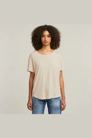 G-Star Top Rolled Up Sleeve Boyfriend - - Mujer