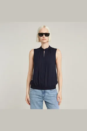 G-Star Top Stand Up Collar - - Mujer