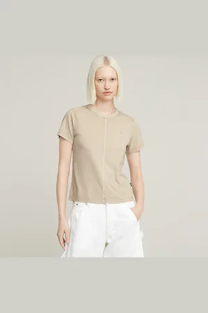 G-Star Top Overdyed Front Seam - - Mujer
