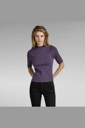 G-Star T-Shirt Cycling Ultra Slim Cropped - - Mujer