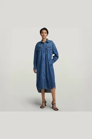 G-Star Vestido camisero Boxy - - Mujer