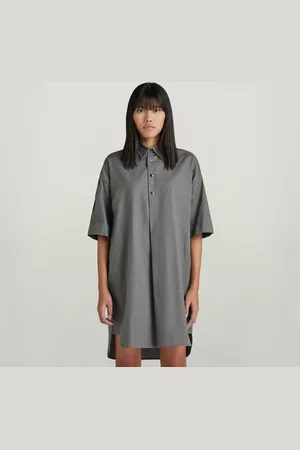 G-Star Vestido Shirt Short Sleeve - - Mujer