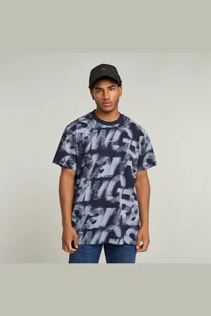 G-Star Camiseta Sprayed Letters Loose - - Hombre