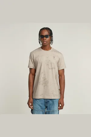 G-Star Camiseta Wash Allover - - Hombre