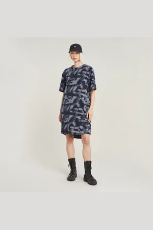 G-Star Vestido Sprayed Letters Loose - - Mujer