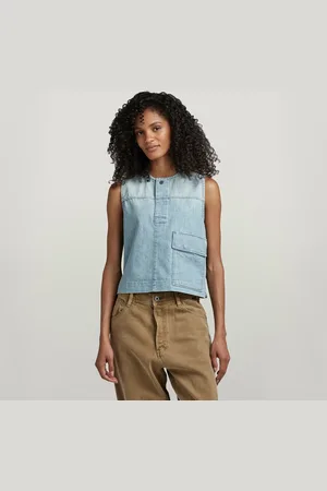 G-Star Camisa Sin Mangas Worker Cropped - - Mujer