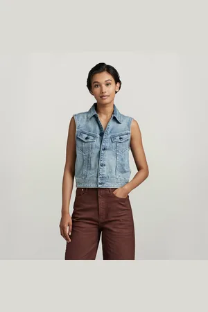 G-Star Chaleco Slim Denim - - Mujer