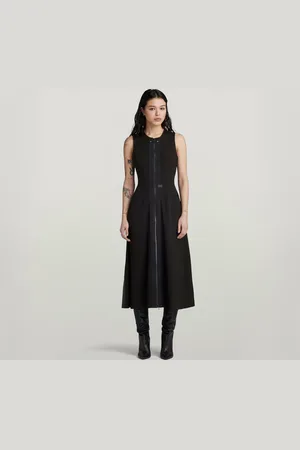 G-Star Vestido Corset Flare Sleeveless - - Mujer