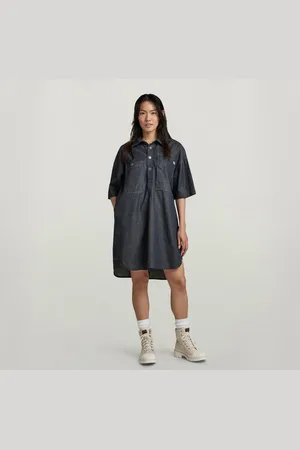 G-Star Vestido camisero Denim - - Mujer