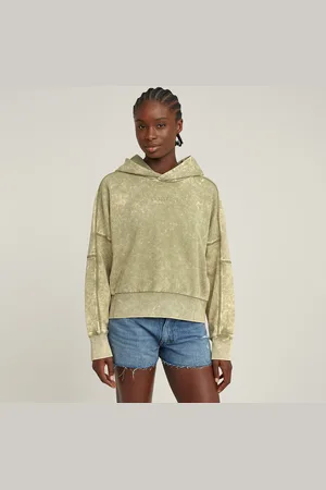 G-Star Sudadera Con Capucha Washed Embossed Oversized - - Mujer