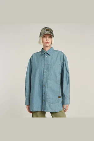 G-Star Camisa Long Pocket Maxi - - Mujer