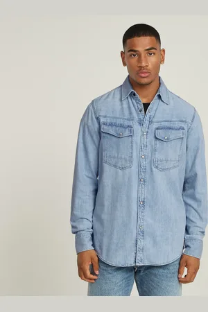 G-Star Camisa Slim Denim - - Hombre