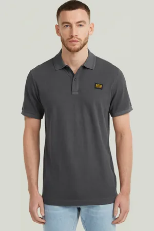 G-Star Polo Dunda Overdyed Slim Badge - - Hombre