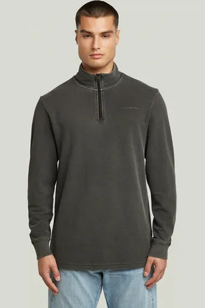 G-Star Overdyed Half Zip Tweeter - - Hombre