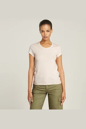 G-Star Top Overdyed Eyben Slim V-Neck 2.0 - - Mujer