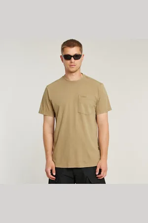 G-Star Camiseta Washed Pocket - - Hombre