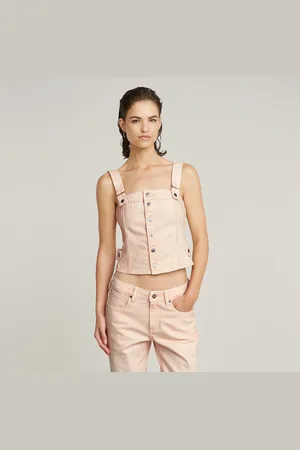 G-Star Tirantes de quita y pon Bustier Top - - Mujer