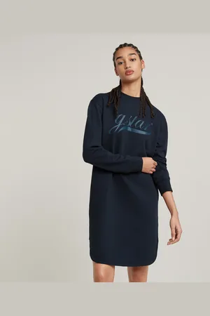 G-Star Vestido GS Crew Sweat - - Mujer