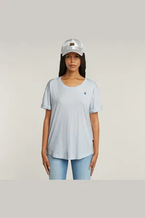 G-Star Top Rolled Up Sleeve Boyfriend - - Mujer