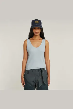 G-Star Camiseta asimétrica Zip Slim Tank - - Mujer