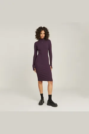 G-Star Vestido Rib Slim - - Mujer