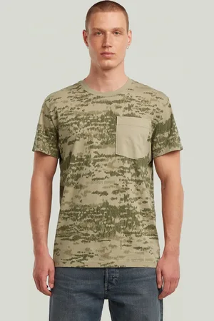 G-Star Camiseta Camo Pocket - - Hombre