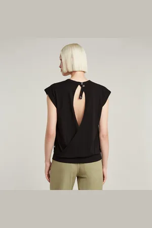 G-Star Top Open Back Loose Sleeveless - - Mujer
