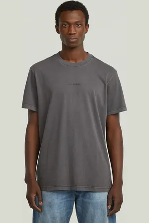 G-Star Camiseta Overdyed Center Chest Loose - - Hombre
