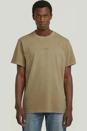 G-Star Camiseta Overdyed Center Chest Loose - - Hombre