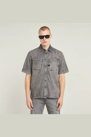 G-Star Camisa Slanted Double Pocket Regular - - Hombre
