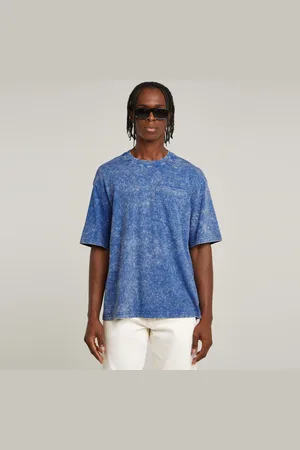 G-Star Camiseta Acid Wash Boxy - - Hombre