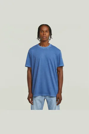 G-Star Camiseta Overdyed Center Chest Loose - - Hombre