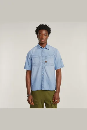 G-Star Camisa Slanted Double Pocket - - Hombre