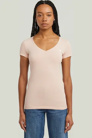 G-Star Camiseta básica cuello de pico - - Mujer