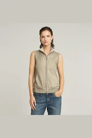 G-Star Top Washed Lightweight Zip - - Mujer