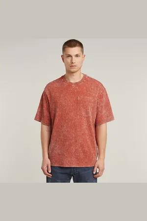 G-Star Camiseta Acid Wash Boxy - - Hombre