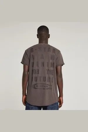 G-Star Camiseta Text Back Graphic Overdyed Lash - - Hombre