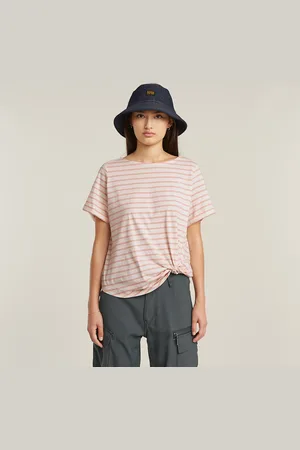 G-Star Camiseta Striped Knot - - Mujer