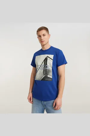 G-Star Camiseta HQ Old School Logo Lash - - Hombre
