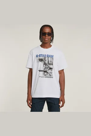 G-Star Camiseta Stairs Graphic Loose - - Hombre