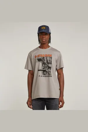 G-Star Camiseta Stairs Graphic Loose - - Hombre
