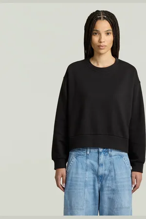 G-Star Suéter Premium Core Cropped Loose - - Mujer